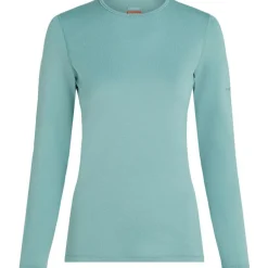 Icebreaker Thermokleding|Wintersport*260 Tech LS Crewe thermoshirt dames hydro