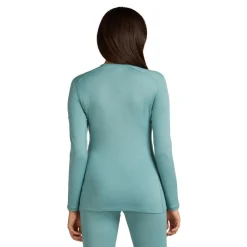 Icebreaker Thermokleding|Wintersport*260 Tech LS Crewe thermoshirt dames hydro