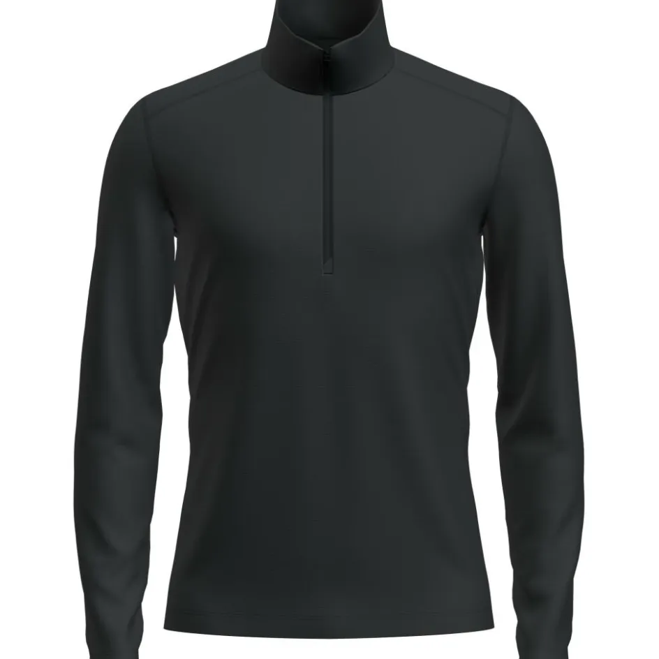 Icebreaker Thermokleding|Wintersport*260 Tech LS Half Zip thermoshirt heren black