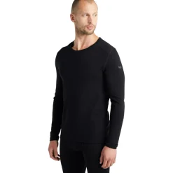 Icebreaker Thermokleding|Wintersport*260 Tech LS thermoshirt heren black