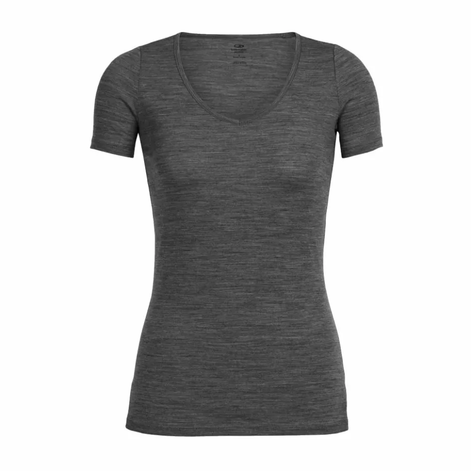 Icebreaker Sportondergoed*Siren Sweetheart shirt dames gritstone heather
