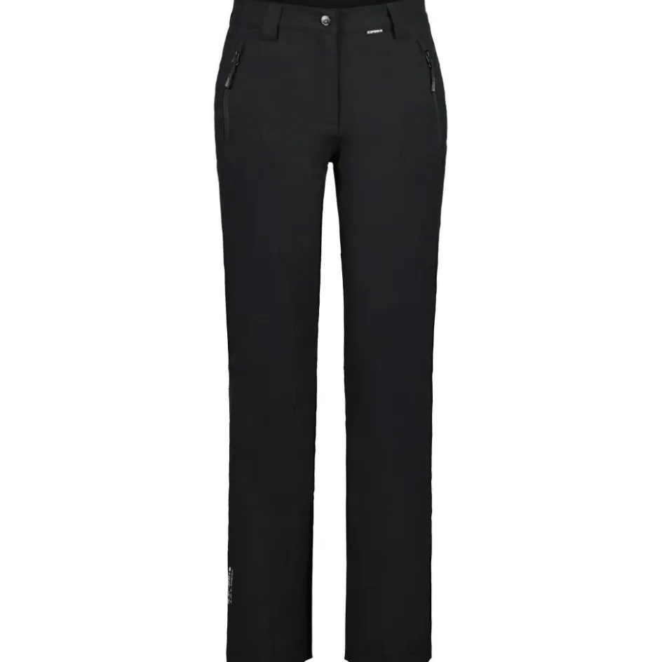 Icepeak Skibroeken|Wintersport*Freyung long size skibroek dames zwart