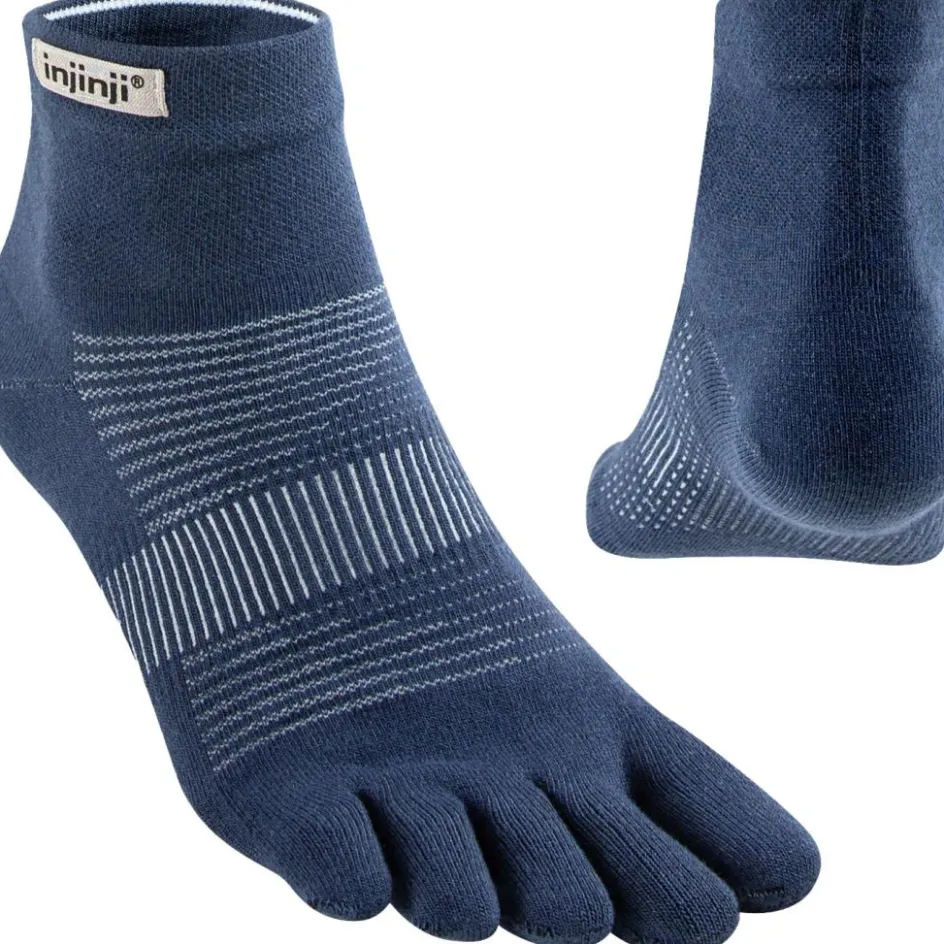 Injinji Hardloopkleding*Run Lightweight Mini-Crew hardloopsokken navy
