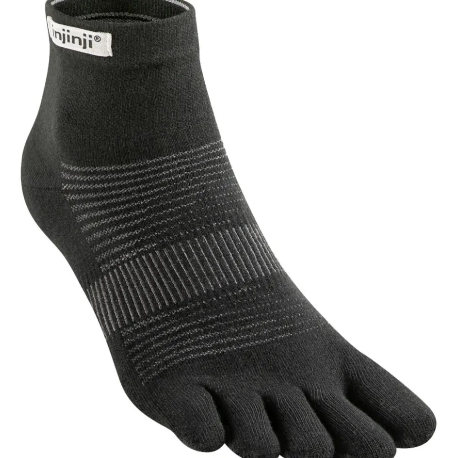 Injinji Hardloopkleding*Run Lightweight Mini-Crew hardloopsokken black