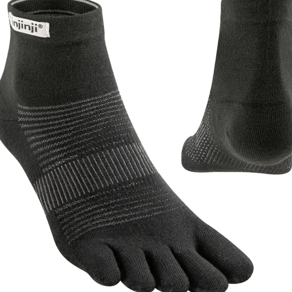 Injinji Hardloopkleding*Run Lightweight Mini-Crew hardloopsokken black
