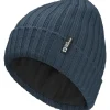 Jack Wolfskin Mutsen|Wintersport* Rib Knit muts midnight sky