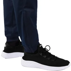 JAKO Voetbalkleding*Allround Polyester trainingsbroek marine fluogeel