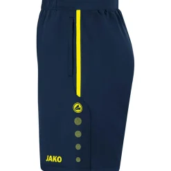 Jako Voetbalkleding*Allround voetbalbroekje marine fluogeel