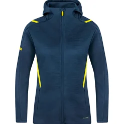 JAKO Voetbalkleding*Challenge trainingsjack junior marine fluogeel