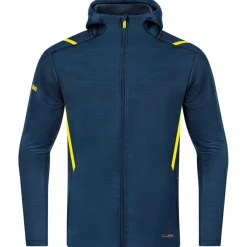 JAKO Voetbalkleding*Challenge trainingsjack senior marine fluogeel