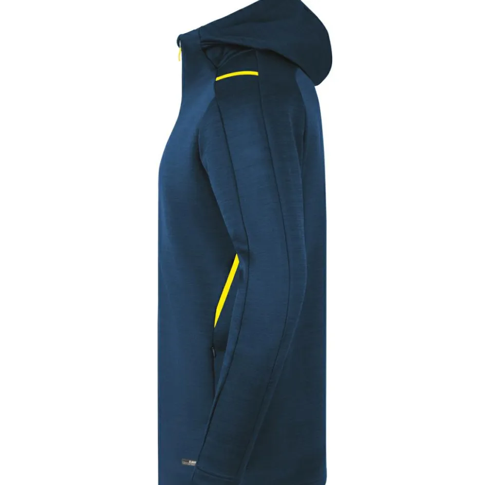 JAKO Voetbalkleding*Challenge trainingsjack senior marine fluogeel