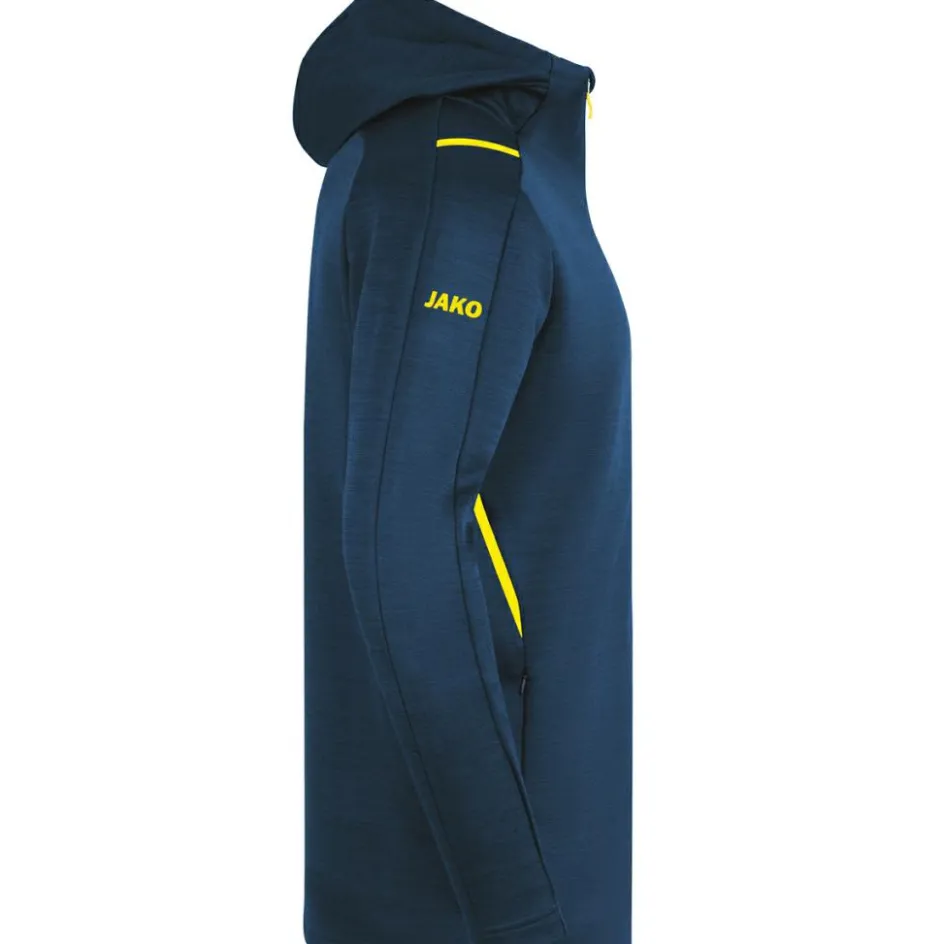 JAKO Voetbalkleding*Challenge trainingsjack senior marine fluogeel