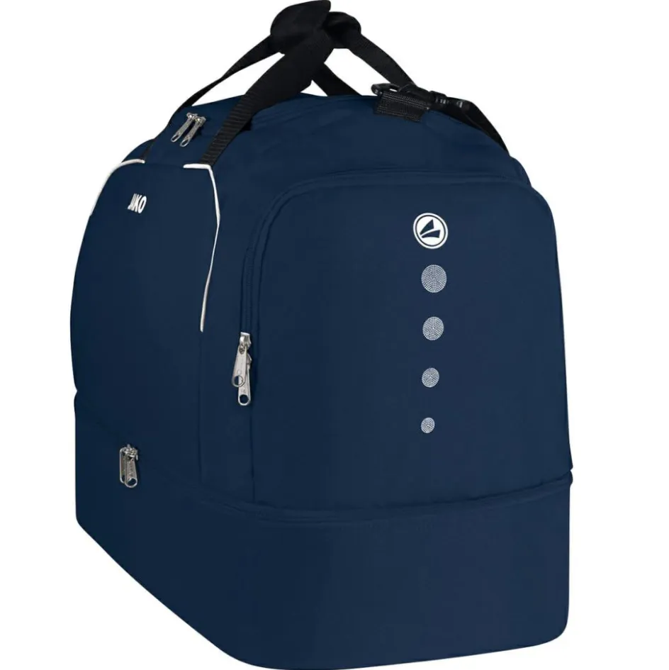 JAKO Sporttas|Voetbaltas*Classico sporttas met bodemvak marine