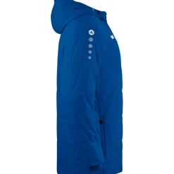 JAKO Voetbalkleding*Team coach jas met capuchon royal