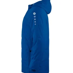 JAKO Voetbalkleding*Team coach jas met capuchon royal