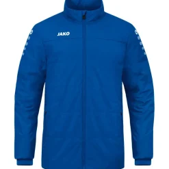 JAKO Voetbalkleding*Team coach jas zonder capuchon royal