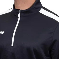 JAKO Voetbalkleding*Ziptop Power trainingsshirt zwart