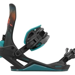Jones Snowboard Bindingen|Wintersport*Mecury FASE binding heren blue art