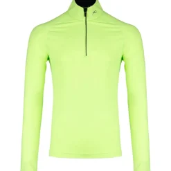 Kjus Skipullies|Wintersport*Feel Half-Zip skipully heren limelight black