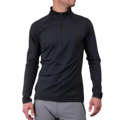 Kjus Skipullies|Wintersport*Feel Half-Zip skipully heren black dark dusk