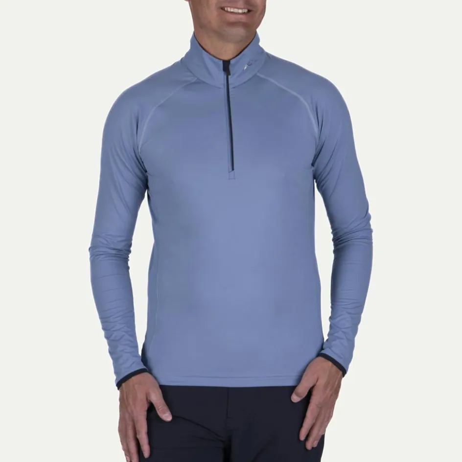 Kjus Skipullies|Wintersport*Feel Half-Zip skipully heren neptune deep space
