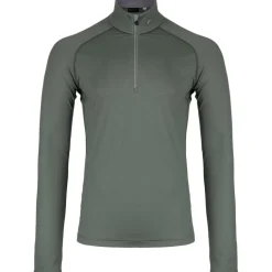 Kjus Skipullies|Wintersport*Feel Half-Zip skipully heren green smoke pewter