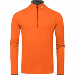 Kjus Skipullies|Wintersport*Feel Half-Zip skipully heren orange