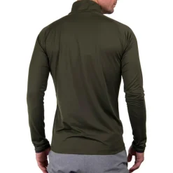 Kjus Wintersport|Skipullies*Feel Half-Zip skipully heren dark olive