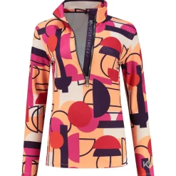 Kou Sportswear Skipullies|Wintersport* Geoshapes skipully dames colourful