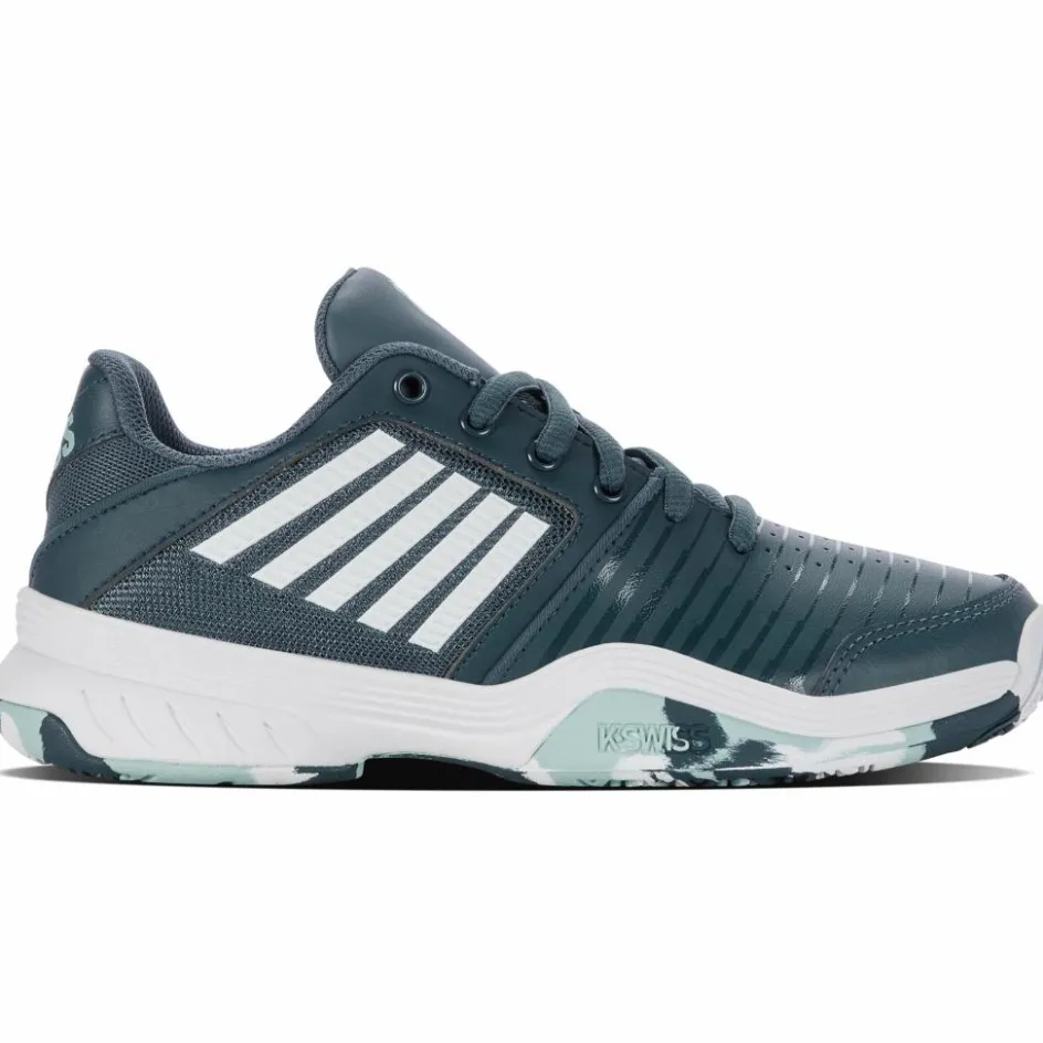 K-Swiss Tennisschoenen*Court Express Omni tennisschoenen junior indian teal white aqua splash