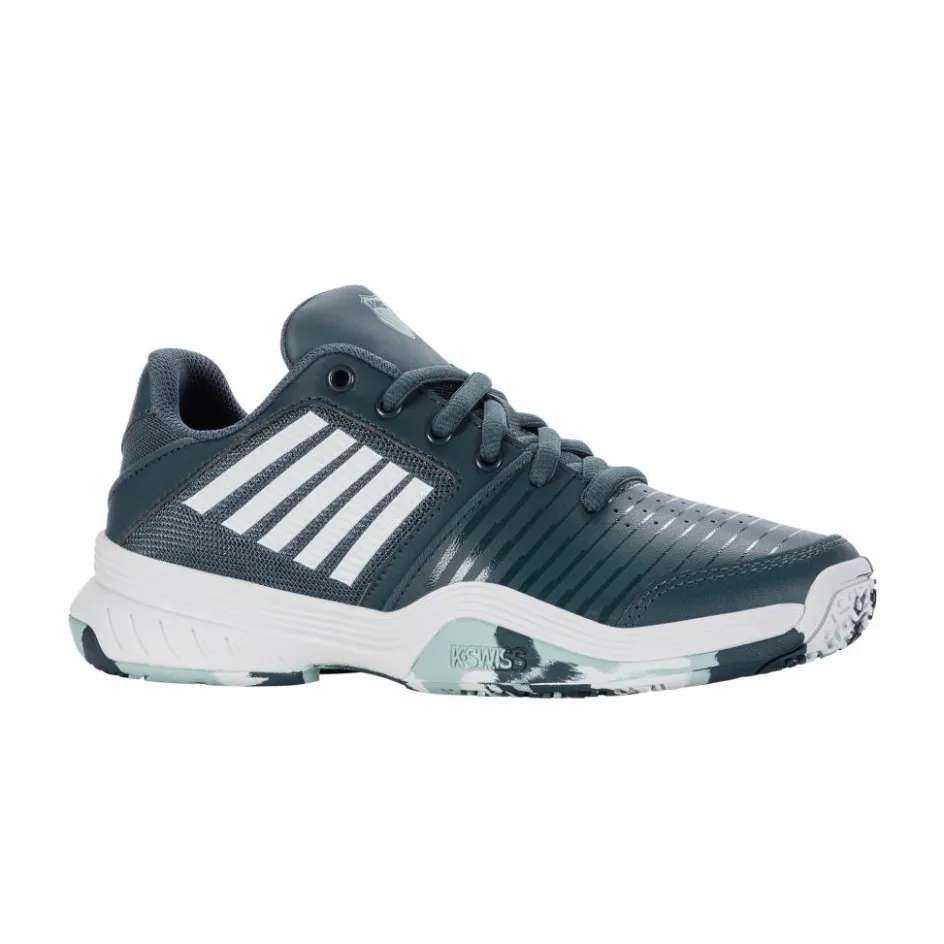 K-Swiss Tennisschoenen*Court Express Omni tennisschoenen junior indian teal white aqua splash