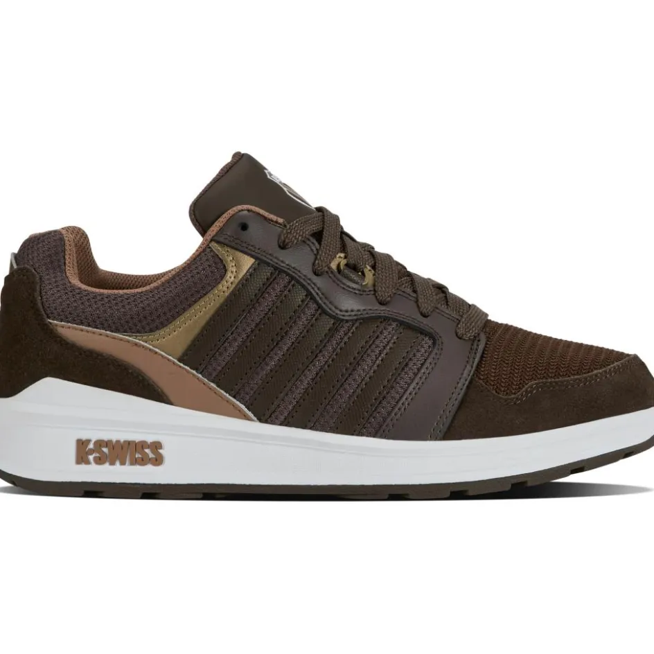 K-Swiss Schoenen*Rival Trainer T schoenen heren chocolate brown toasted coconut