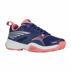 K-Swiss Padelschoenen*SpeedEx HB padelschoenen dames estate blue white strawberry ice
