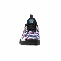 K-Swiss Padelschoenen*Speedtrac padelschoenen heren white black neon pink