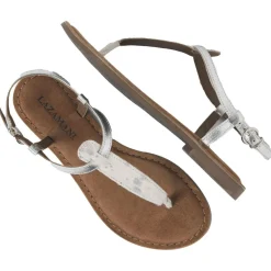 Lazamani Sandalen*75.625 sandalen dames t-strap silver