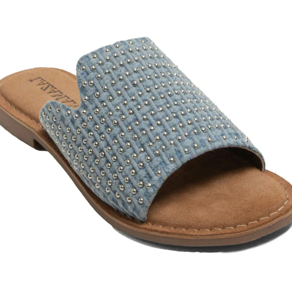 Lazamani Slippers*Alma slippers dames denim