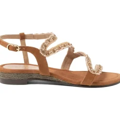 Lazamani Sandalen*Camila sandalen dames cognac