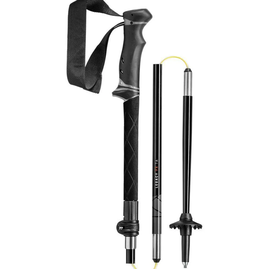 Leki Wandelstokken|Wandelstokken*Legacy FX TA wandelstokken silver grey bright red black