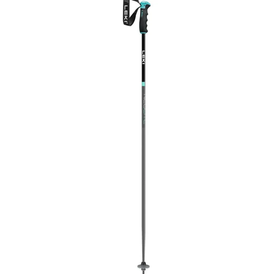 Leki Skistokken|Wintersport*Neolite Airfoil skistokken dames gunmetal black light turquoise