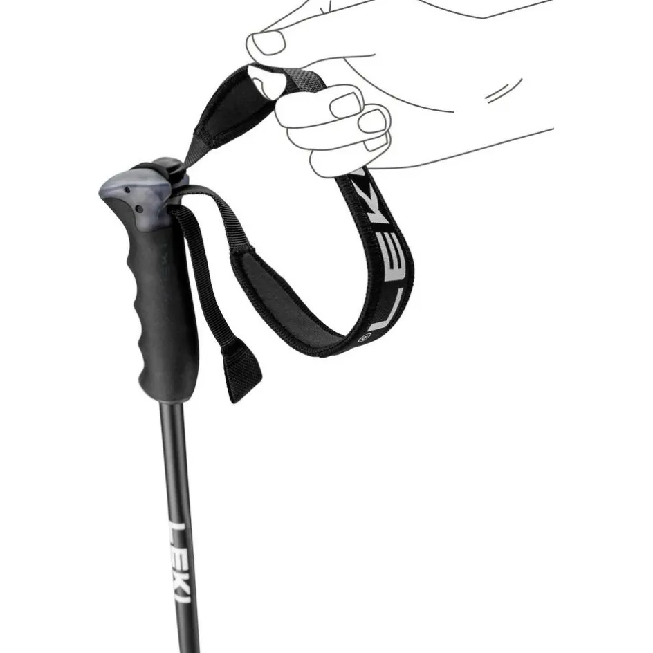 Leki Skistokken|Wintersport*Neolite Airfoil skistokken black dark anthracite neon orange