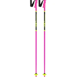 Leki Skistokken|Wintersport*Racing Kids skistokken junior neon pink black neon yellow