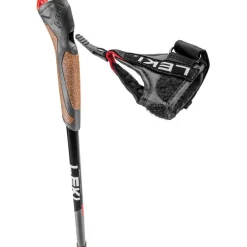 Leki Wandelen|Wandelstokken*Spin wandelstokken black silvergrey white