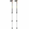 Leki Wandelen|Wandelstokken*Traveller Alu wandelstokken black silvergrey neon yellow