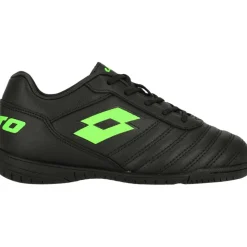 Lotto Voetbalschoenen*Milano 700 ID JR zaalvoetbalschoenen junior all black spring green
