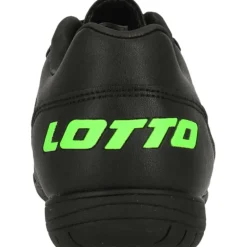 Lotto Voetbalschoenen*Milano 700 ID JR zaalvoetbalschoenen junior all black spring green