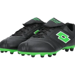 Lotto Voetbalschoenen*Stadio 200 FG voetbalschoenen heren all black spring green