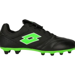 Lotto Voetbalschoenen*Stadio 200 III FG voetbalschoenen heren all black spring green
