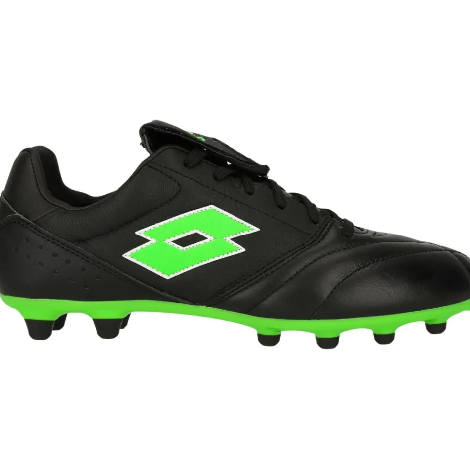 Lotto Voetbalschoenen*Stadio 200 III FG voetbalschoenen heren all black spring green