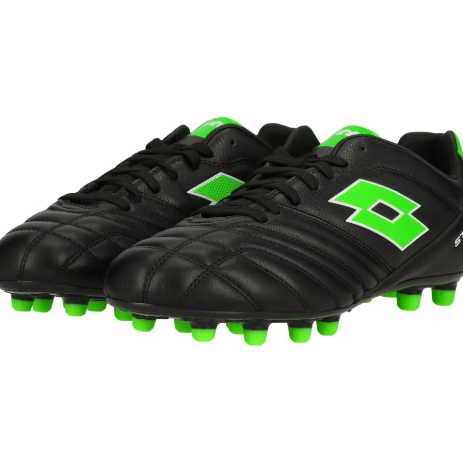 Lotto Voetbalschoenen*Stadio 300 III FG voetbalschoenen heren all black spring green