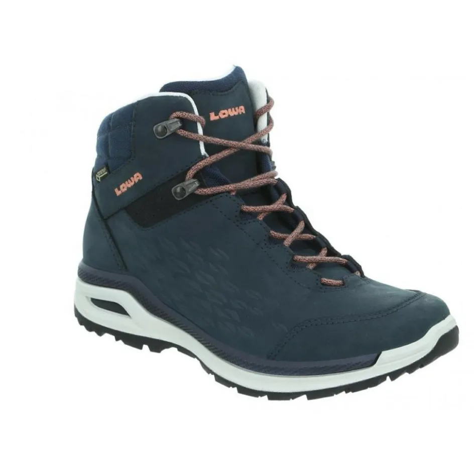 Lowa Wandelschoenen|Wandelschoenen*Locarno GTX QC wandelschoenen dames navy mandarin